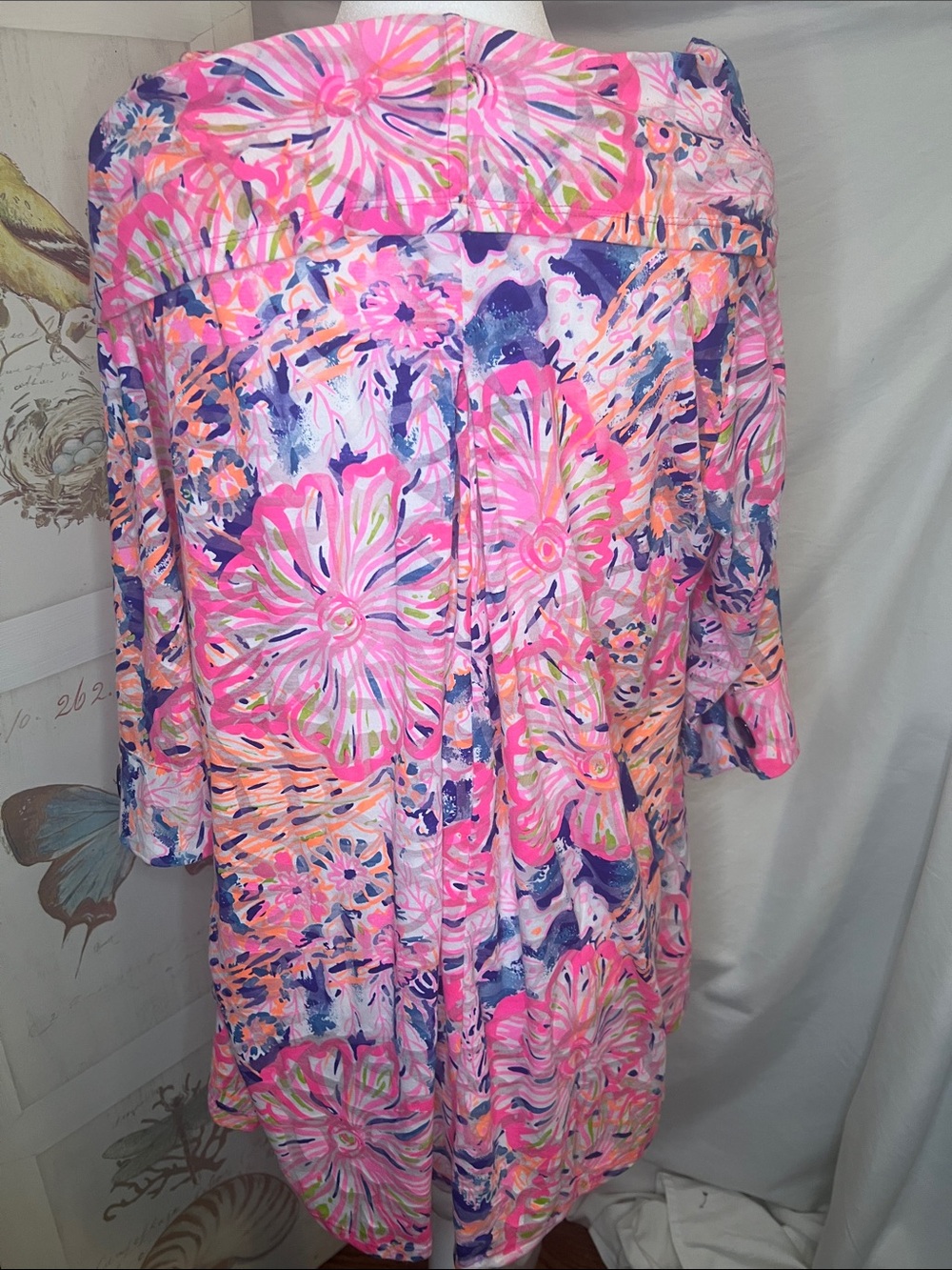 Lulu-B Pink Floral Off-Shoulder Top - Picture 4 of 11